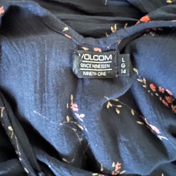 Volcom flowy beach t-back strap dress - Picture 3 of 3